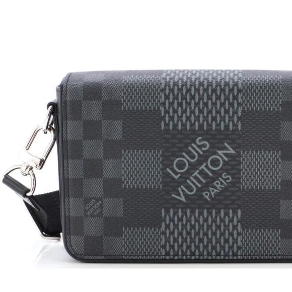 Studio messenger bag limited edition Damier graphite 3D - Picture 1 of 7